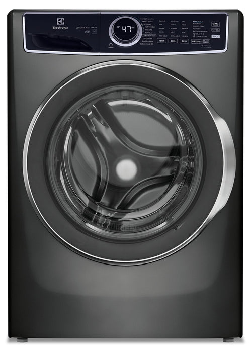 Laveuse à chargement frontal de 5,2 pi³ et sécheuse à gaz de 8 pi³ de Electrolux – titane 