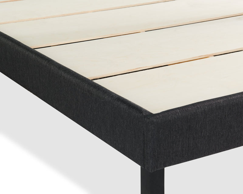 Base plateforme Breeze pour lit simple très long - noir