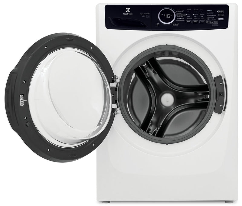 Laveuse à la vapeur haute efficacité Electrolux à chargement frontal de 5,2 pi³ - blanche - superposable - ELFW7437AW