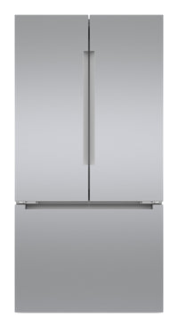 Réfrigérateur intelligent Bosch de série 800 de 20,8 pi3 et de 36 po de profondeur comptoir à portes françaises avec compresseur double
