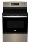 Cuisinière électrique GE de 5 pi³ avec autonettoyage et 4 brûleurs - ardoise - JCB630ETES