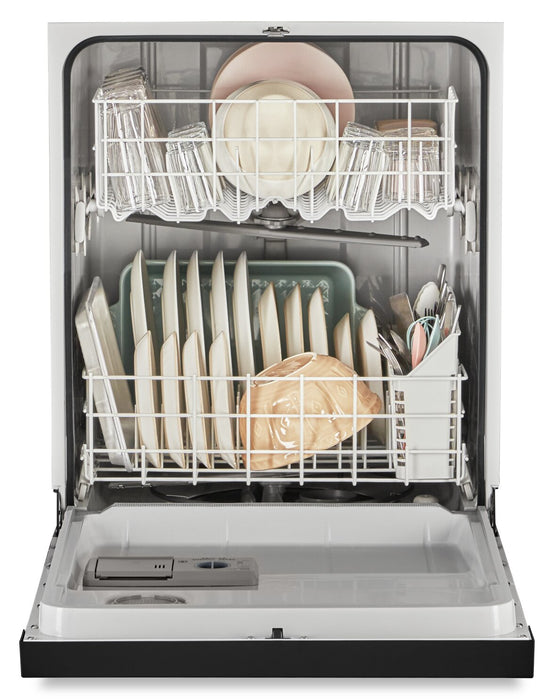 Lave-vaisselle encastré Whirlpool de 24 po et de 57 dBA avec commandes à l’avant - noir - WDF341PAPB