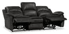 Chandler Leath-Aire Power Reclining Sofa - Grey  