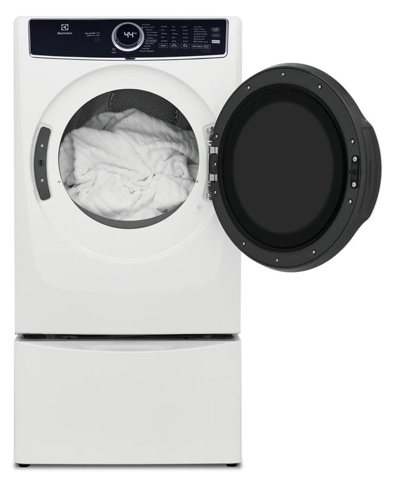 Sécheuse à gaz Electrolux de 8 pi³ avec vapeur - blanche - superposable - ELFG7637AW