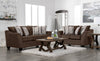 Febe Chenille Full-Size Condo Sofa Bed - Brown 
