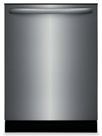 Lave-vaisselle encastré Frigidaire de 24 po et de 52 dBA avec commandes sur le dessus - acier inoxyd…