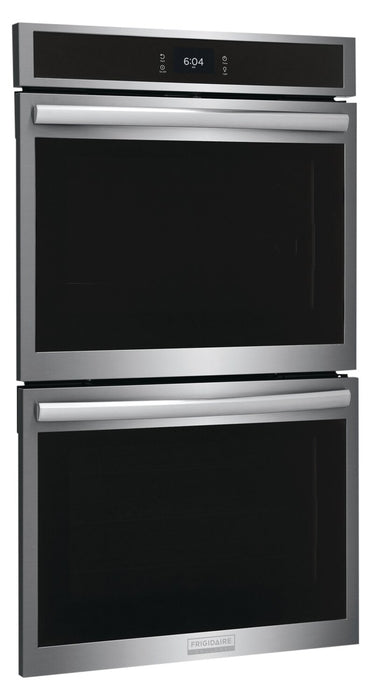 Four mural double électrique Frigidaire Gallery de 5,3/5,3 pi³ et de 30 po avec convection totale - acier inoxydable Smudge-ProofMD - GCWD3067AF
