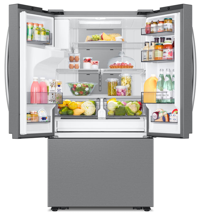 Réfrigérateur Samsung de 31 pi³ et de 36 po pleine profondeur à portes françaises - acier inoxydable - RF32CG5400SRAA