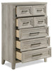 Lara Bedroom Chest of Drawers, 5-Drawer, 33.9"W x 50.5"H - Antique Grey | Commode verticale Lara de 33,9 po (L) x 50,5 po (H) à 5 tiroirs pour la chambre à coucher - gris antique