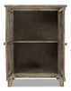 Rocco Wood Accent Cabinet – Small - Rustic style Accent Cabinet in Natural Wood  Acacia