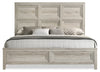 Lara Panel Bed with Headboard & Frame, Antique Grey - King Size | Lit à panneau Lara avec tête de lit et cadre de lit, gris antique - format très grand lit