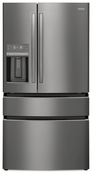 Réfrigérateur Frigidaire Gallery de 21,5 pi³ et de 36 po de profondeur comptoir à 4 portes françaises - acier inoxydable noir Smudge-ProofMD - GRMC2273CD