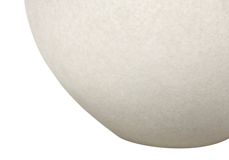 Lampe de table de 16 po en céramique crème avec abat-jour empire