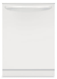 Lave-vaisselle encastré Frigidaire de 24 po et de 52 dBA avec commandes sur le dessus - blanc - FDPH…