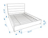 Clay Queen Platform Bed 