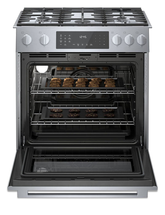 Cuisinière hybride Bosch de série 800 de 4,6 pi3 avec tiroir-réchaud - HDI8056C