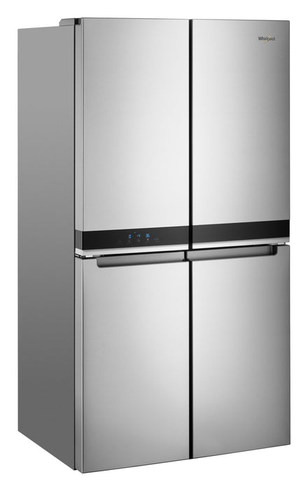 Réfrigérateur Whirlpool de 19,4 pi³ et de 36 po à portes françaises - fini en acier inoxydable résistant aux traces de doigts - WRQA59CNKZ