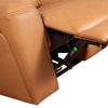 Scott Living Prescott 79" Genuine Leather Power Reclining Loveseat with Power Headrests - Butternut Brown | Causeuse à inclinaison électrique Prescott de Scott Living de 79 po en cuir véritable avec appuie-têtes électriques - brun courge musquée
