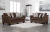 Febe Chenille Full-Size Condo Sofa Bed - Brown 