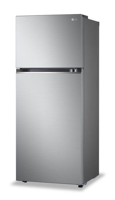 Réfrigérateur LG de 13 pi³ et de 28 po à congélateur supérieur - argenté platine- LT13C2000V