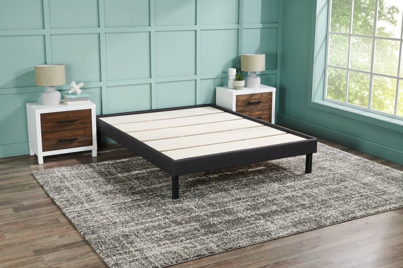 Base plateforme Breeze pour lit double - noir