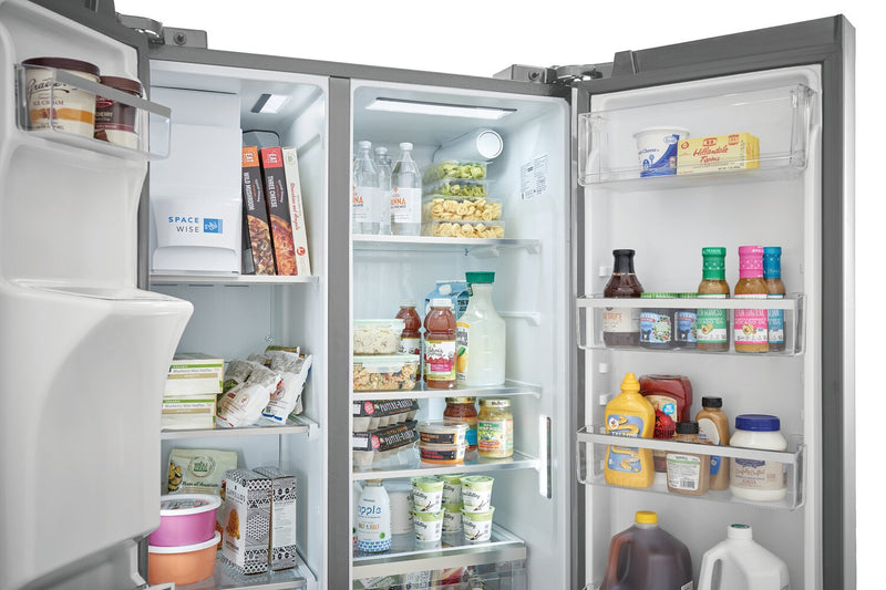 Réfrigérateur Frigidaire Gallery de 22,3 pi³ et de 36,1 po de profondeur comptoir à compartiments juxtaposés - acier inoxydable Smudge-ProofMD - GRSC2352AF