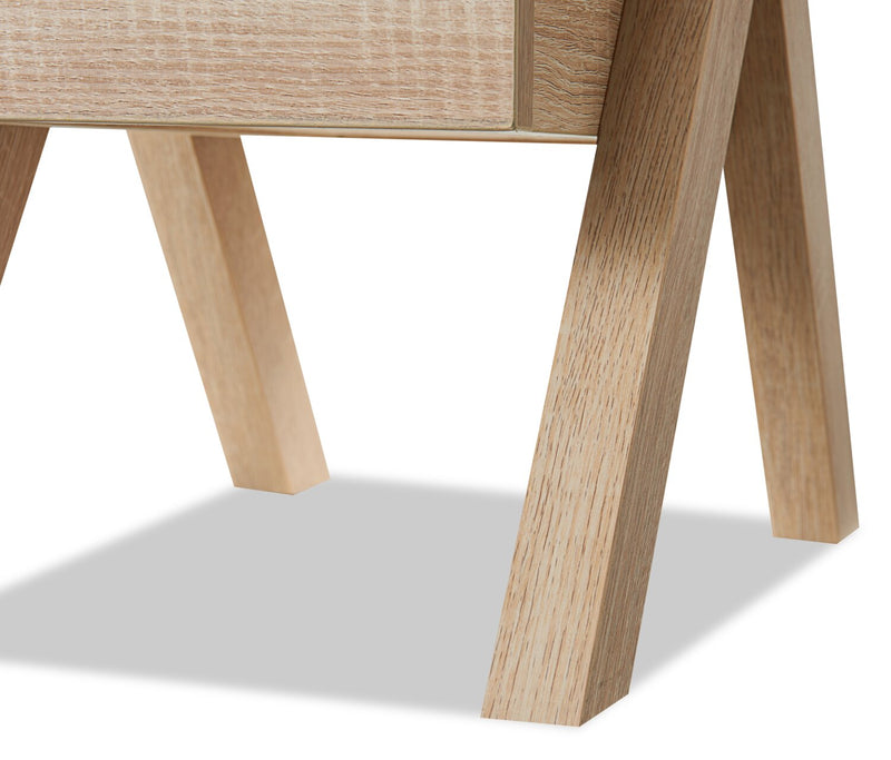 Table de fauteuil Torry de 11,5 po avec compartiment - taupe