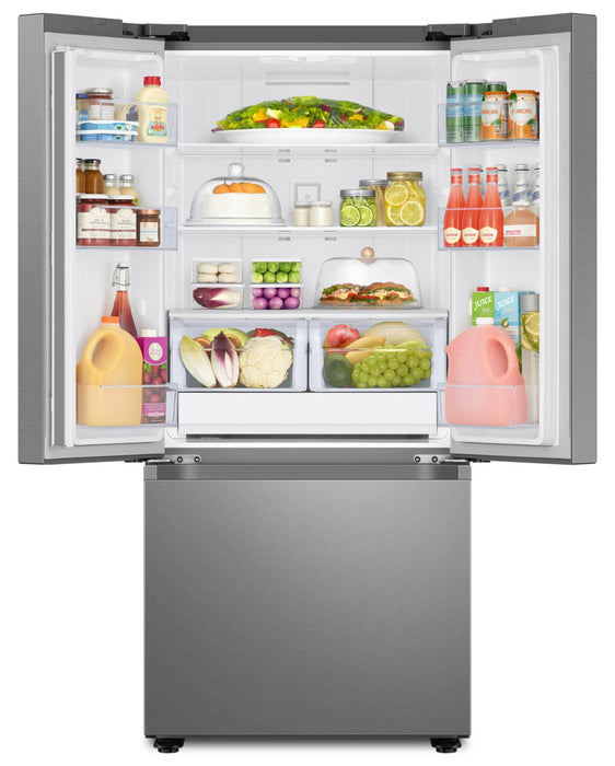Réfrigérateur Samsung de 22,1 pi³ et de 30 po à portes françaises - acier inoxydable - RF22A4111SR/AA