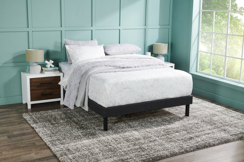 Base plateforme Breeze pour lit simple très long - noir