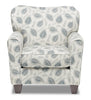 Scarlett Chenille Accent Chair - Brockley Willow 