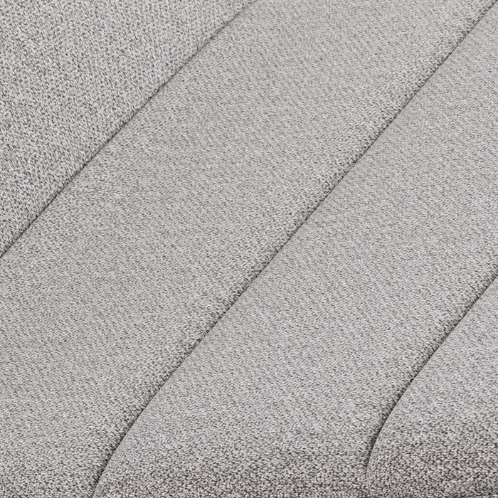 Tabouret 24 po Jovi de hauteur comptoir en tissu d’apparence lin et en bois - gris