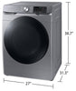 Samsung 7.5 Cu. Ft. Smart Electric Dryer - DVE45B6305P/AC 