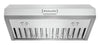 Hotte de cuisinière sous l'armoire KitchenAid de 30 po de style commercial - KVUC600KSS