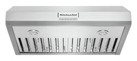 Hotte de cuisinière sous l'armoire KitchenAid de 30 po de style commercial - KVUC600KSS