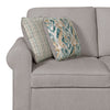 Scott Living Haven 3-Piece Right-Facing Chenille Fabric Sleeper Sectional with Storage Chaise - Grey | Sofa-lit sectionnel de droite Haven de Scott Living 3 pièces en tissu de chenille avec fauteuil long de rangement - gris