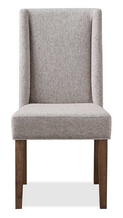 Chaise de salle à manger Cedar en tissu de polyester et en pin - beige