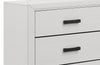 Kate Dresser - White - Contemporary style Dresser in White Asian Hardwood, Medium Density Fibreboard (MDF), Plywood