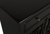 Marseille Accent Cabinet – Black - Country style Accent Cabinet in Black Acacia Solids and Veneers