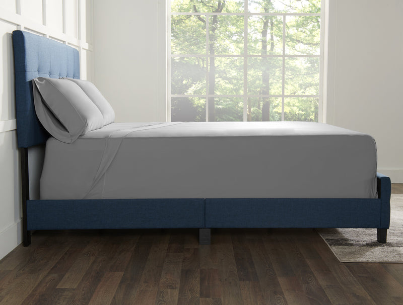 Ensemble de draps haute performance Ver-TexMD de BEDGEAR 4 pièces pour grand lit - gris clair