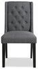 York Wingback Dining Chair - Grey